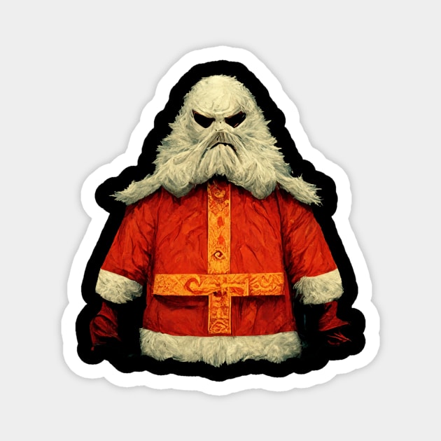 Evil Santa Claus Magnet by tunali