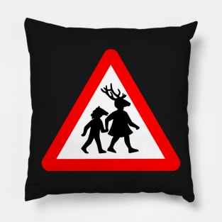 Summerisle School Crossing Sign Pillow