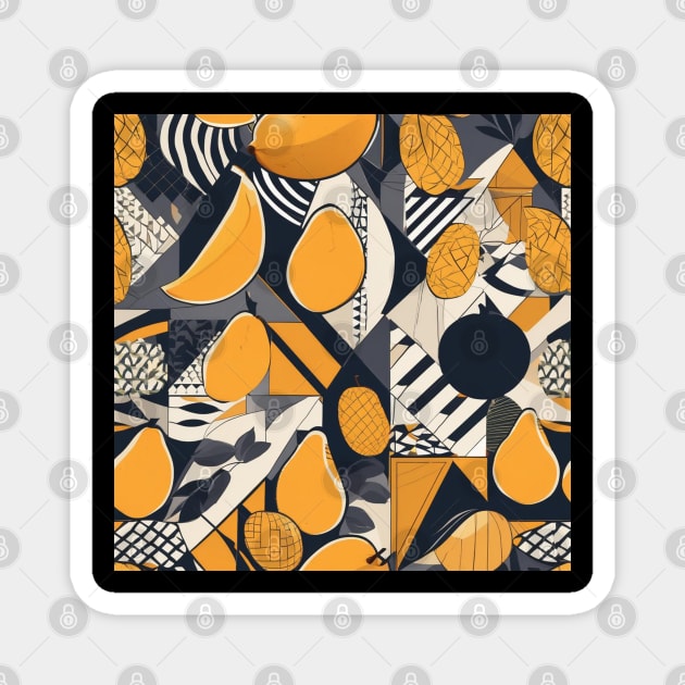 Mangos Pattern Magnet by Proway Design