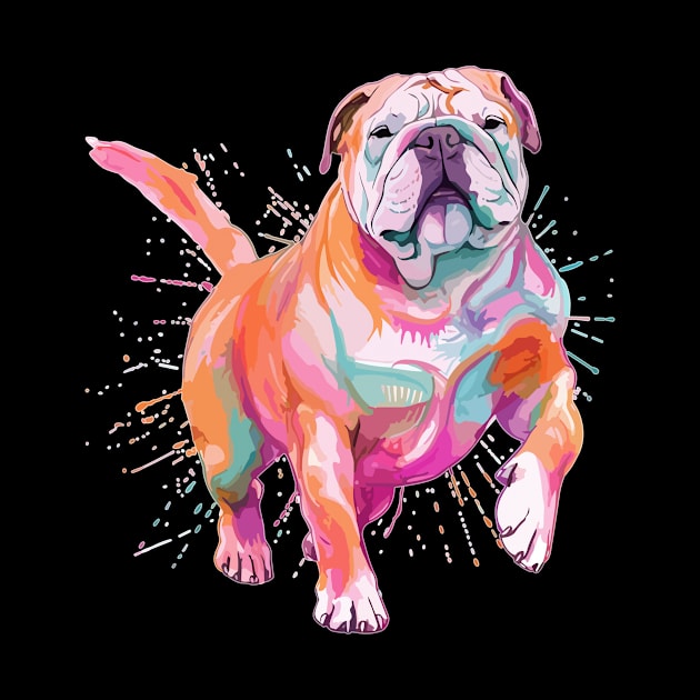 Dancing Dog Bulldog Lover Funny Dance Competition by QQdesigns