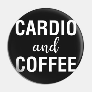 Cardio And Coffee Pin