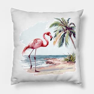 Flamingo Lovers Summer Vibes Pillow