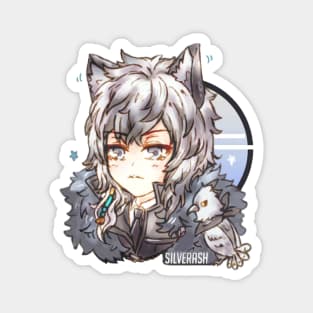 Arknights Chibi Silverash Magnet