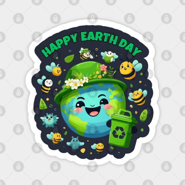 happy earth day every day Magnet by hsayn.bara