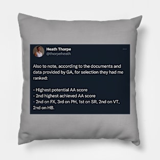 Support Heath's Legal Defense Fund! (2nd Edition) Pillow