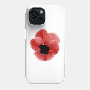 Poppy Print Phone Case