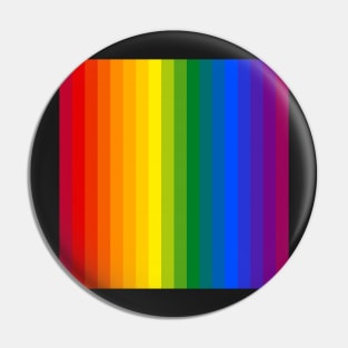 LGBTI flag colors gradient pattern Pin