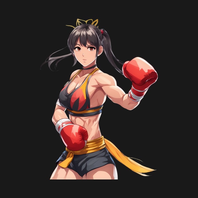 Female MMA Fighter by animegirlnft