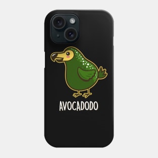 Funny Kawaii Avocado Guacamole Cute Dodo Bird Cartoon Phone Case