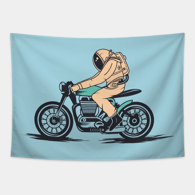 Caferacer Spaceman Tapestry by ervingutava