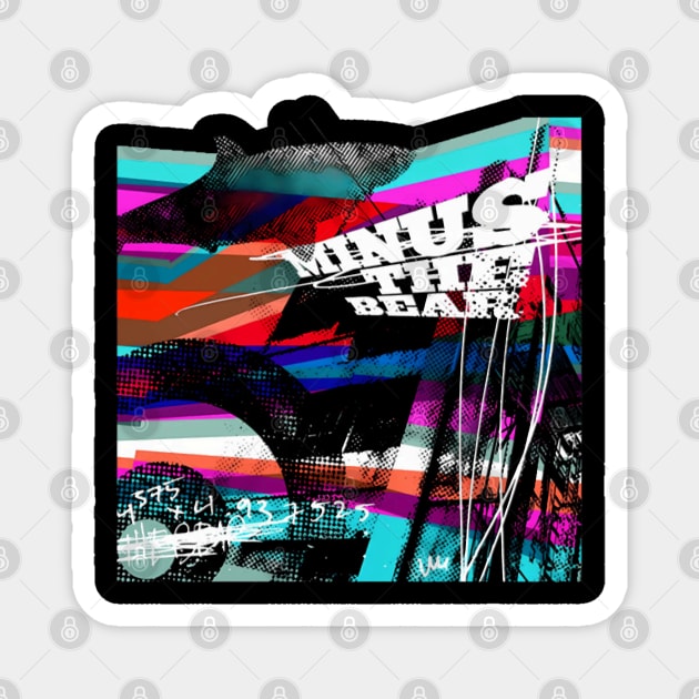 Minus The Bear Band Magnet by Ink Lines