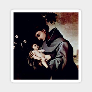 Saint Anthony of Padua the beloved saint with the Child Jesus Magnet