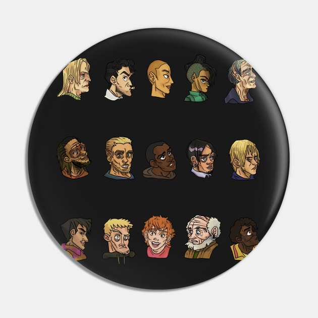 Faces Pin by KO-of-the-self