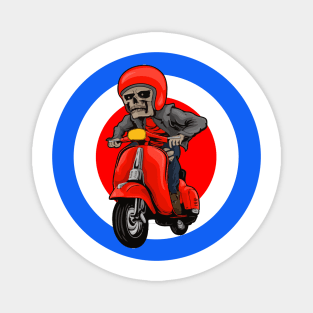 Scooter Skull Rider Mods Target Magnet