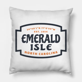 Emerald Isle, NC Summer Vacation Beach Trip Pillow