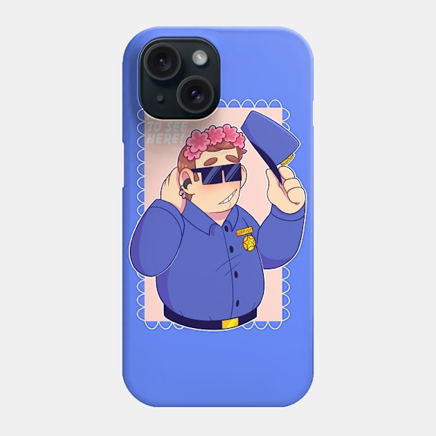 Officer Buttbaby Phone Case by FrankenPup