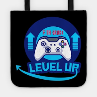 5th Grade Level Complete T-Shirt Video Gamer Graduation Tote