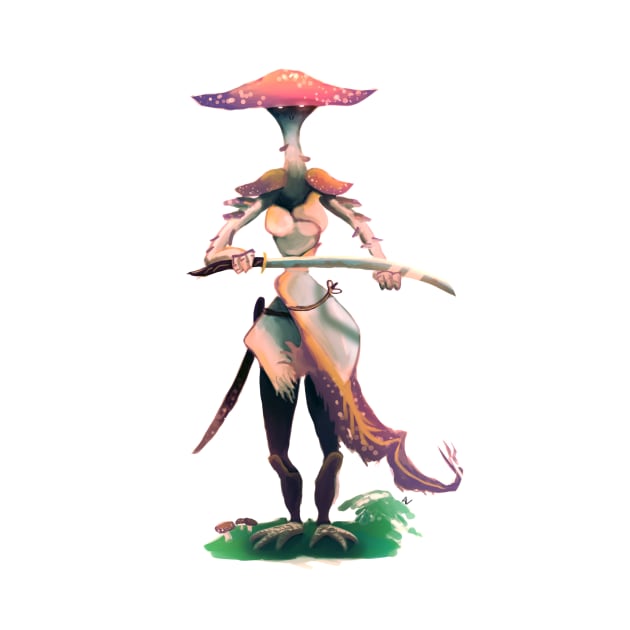 Mushroom Samurai by AidanJWar