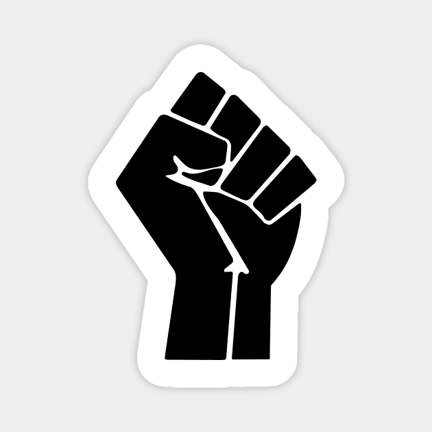 Raised Fist Black Lives Magnet by sweetsixty