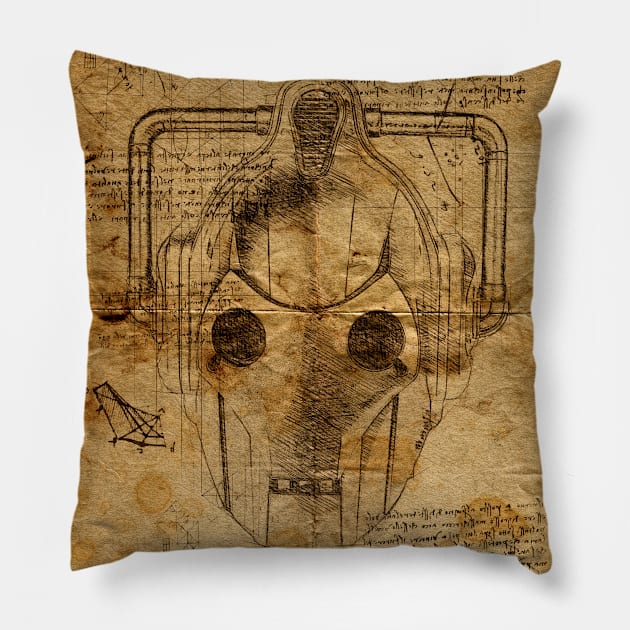 Cyberhead Pillow by ZuleYang22