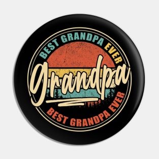 Best Grandpa Ever  Funny Papa Gifts Dad Gifts Father's Day Pin