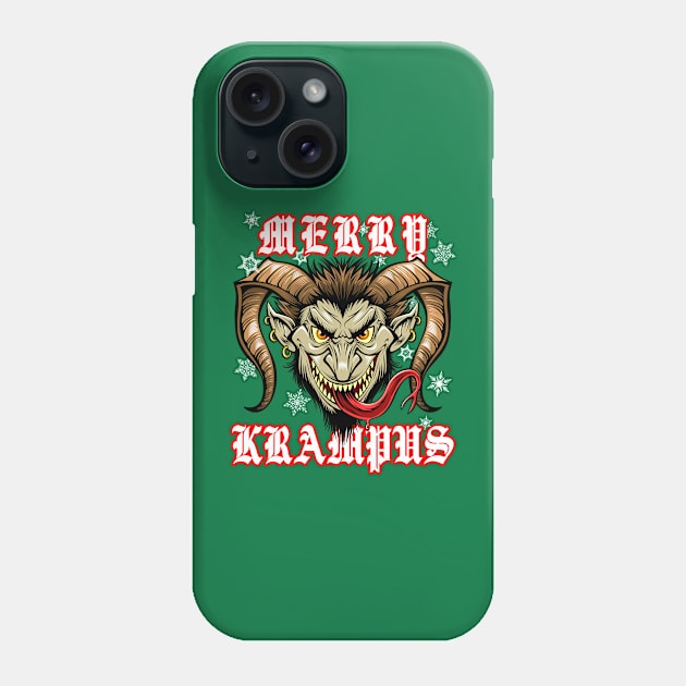 Merry Krampus Phone Case by RynoArts