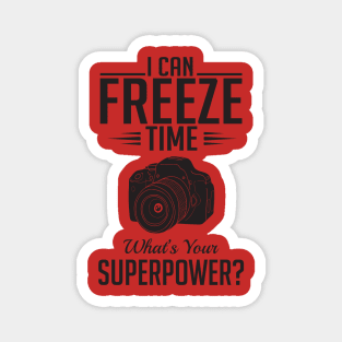 I can freeze time. Whats your superpower? (black) Magnet