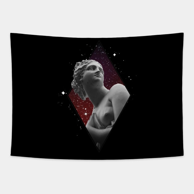 Female Celestial Body Tapestry by goodwordsco