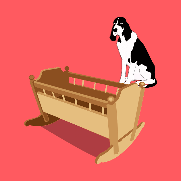 cradle and dog by momomoma