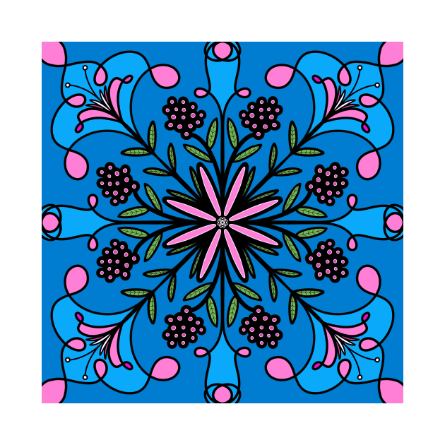 Blooming Mandala by SartorisArt1