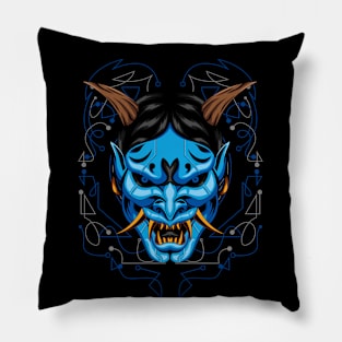 oni mecha Pillow