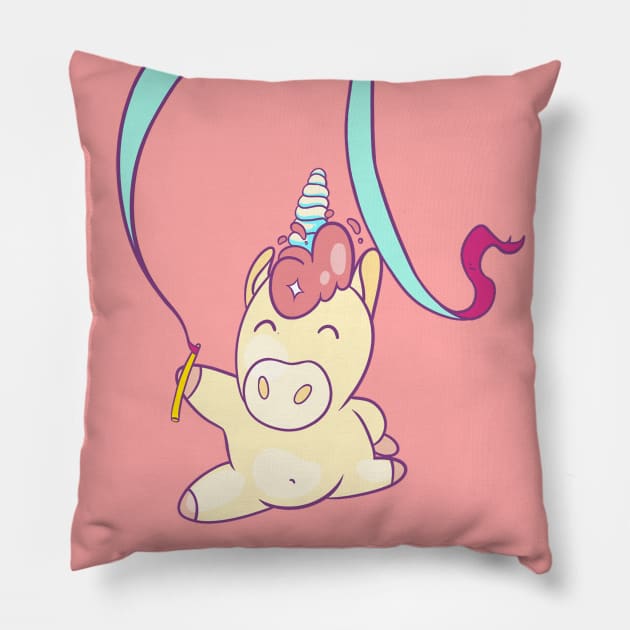 Chubby Unicorn - Dance Pillow by Hounds_of_Tindalos