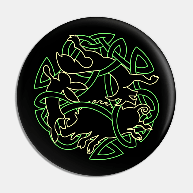 Celtic Triune Pin by LordNeckbeard