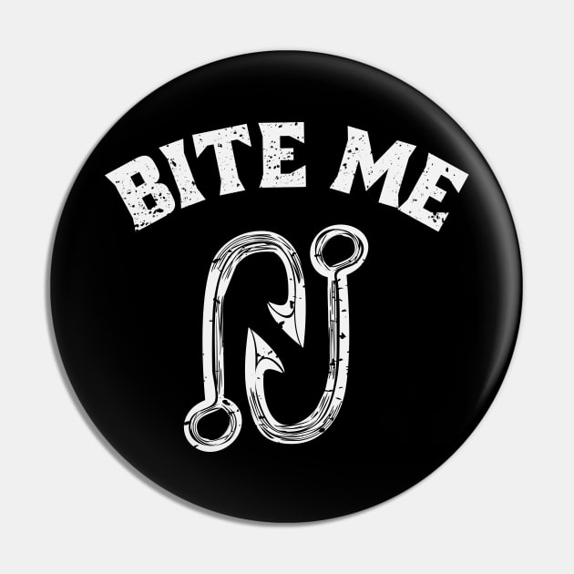 Bite Me Fishing Pin by sunima