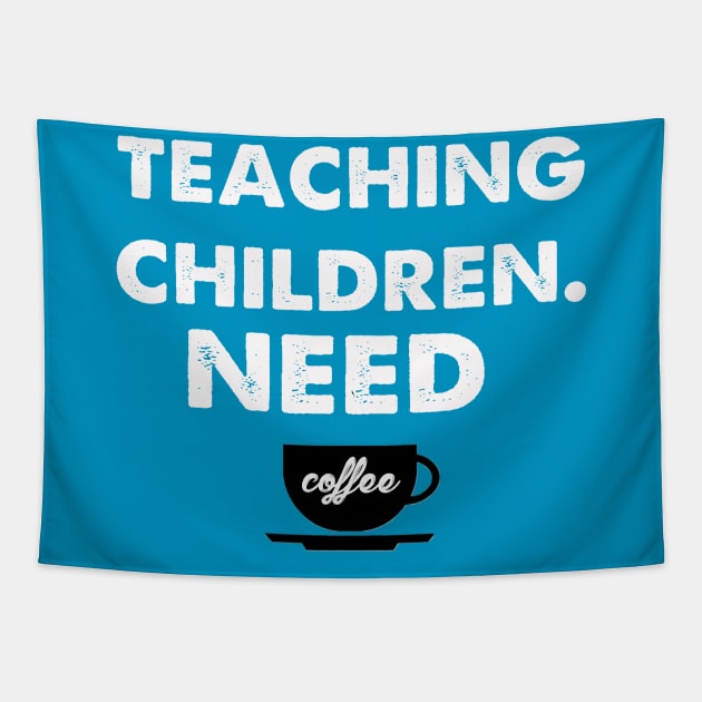 Need Coffee Tapestry by Homeschool Helper