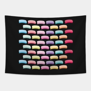 Light Pastel Candy Colors Stripes Tapestry