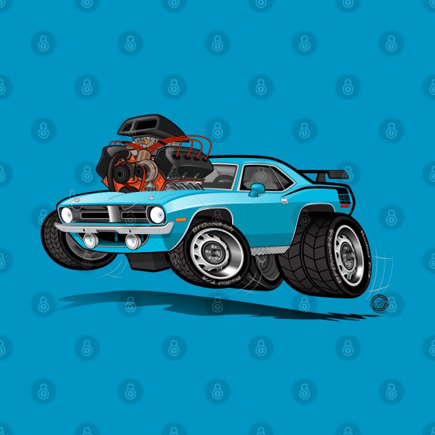 70 Hemi Cuda Engine by Goin Ape Studios