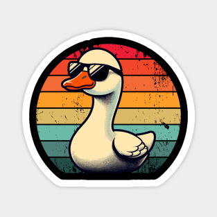 Silly Goose in Sunglasses Pun Meme Pool Funny Goose Magnet