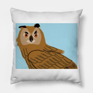 Owl, bird of prey Pillow