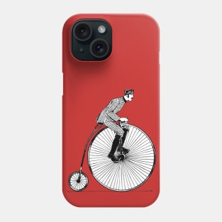 Man on a Penny-farthing Phone Case