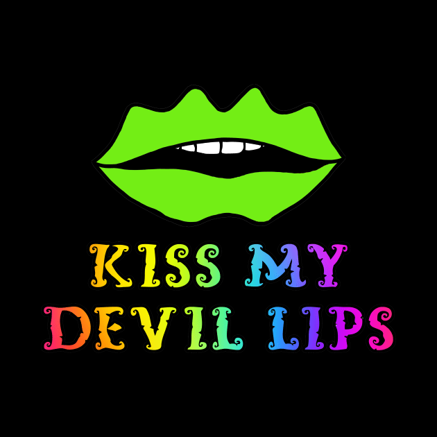 Green Devil Lips by coloringiship