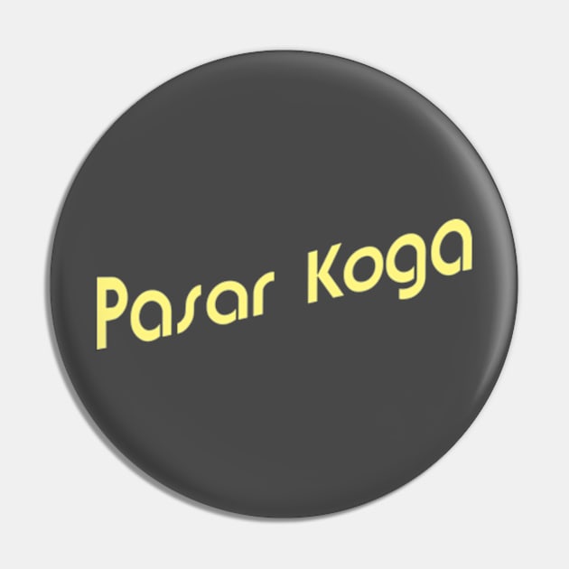 Koga Market Pin by Pasar di Dunia