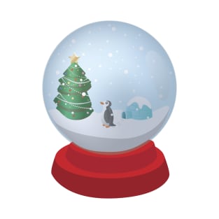 Snow Globe Penguin T-Shirt