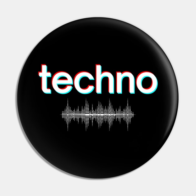 Techno Music Pin by Fanek