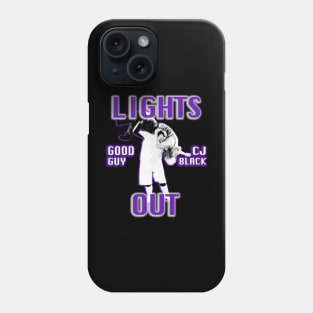 Lights Out - CJ Black Phone Case