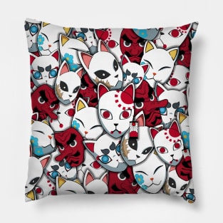 Demon Masks Pillow