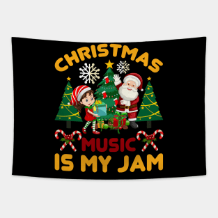 Christmas Music Funny Ugly Xmas Ugly Christmas Tapestry