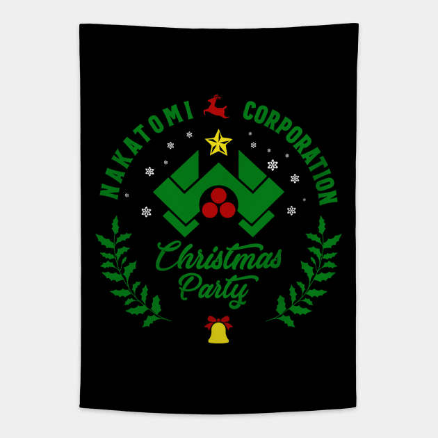 Nakatomi Christmas Party Tapestry by OniSide