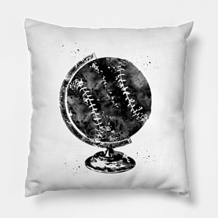 Baseball Globe Pillow