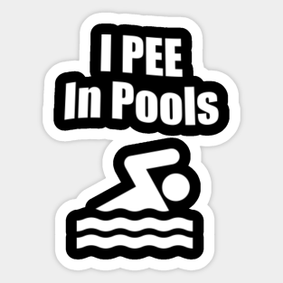 Funny Swimming Quotes Stickers Teepublic